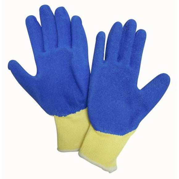 Kodiak Blue Rubber Coated Work Glove, 01W68