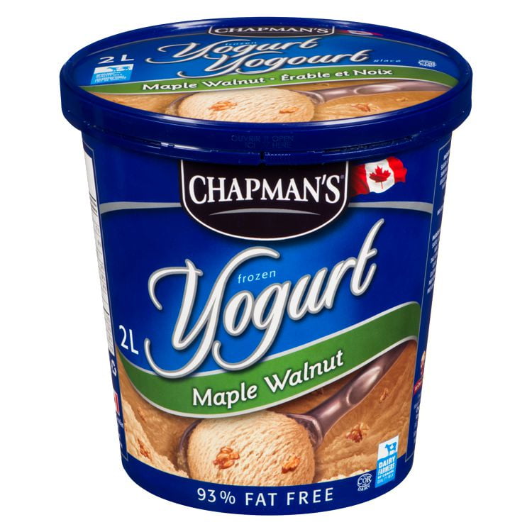 Chapman's Ice Cream Chapman's Maple Walnut Frozen Yogurt Walmart Canada