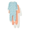 thumbnail image 2 of George Baby Girls' Sleeper 3-Pack, 2 of 2