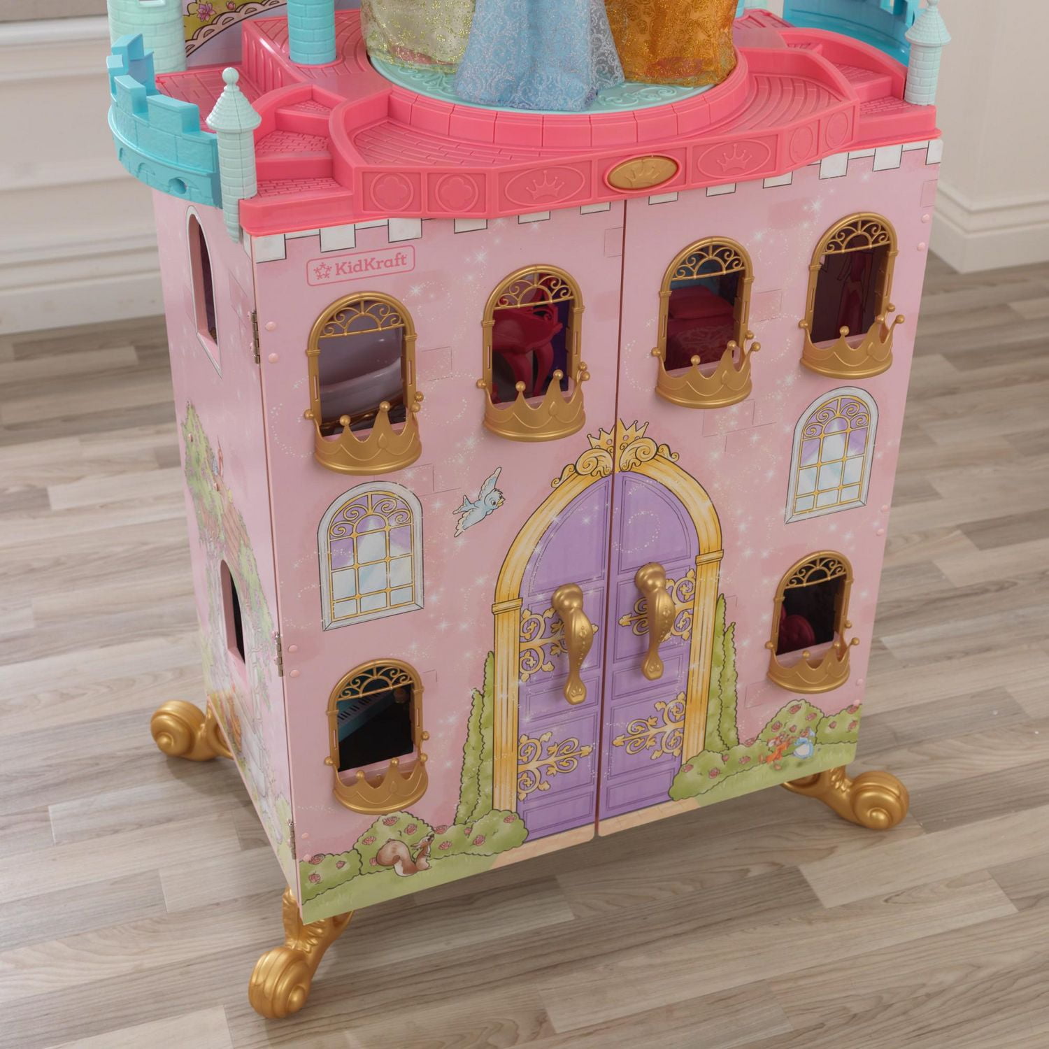 KidKraft Disney Princess Dance Dream Wooden Dollhouse with