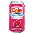 thumbnail image 2 of Dole Sparklers Cranberry Raspberry Real Fruit Beverage, 2 of 5