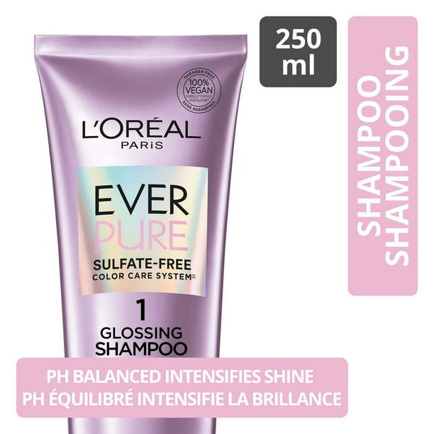 L'Oréal Paris EverPure Glossing Shampoo for Colortreated Hair, 250ML