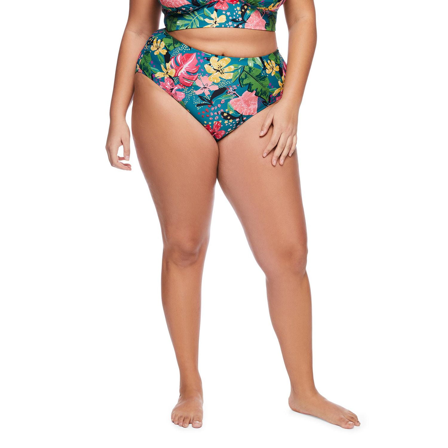 George Women's Plus High Waist Swim Bottom, Sizes 1X-3X