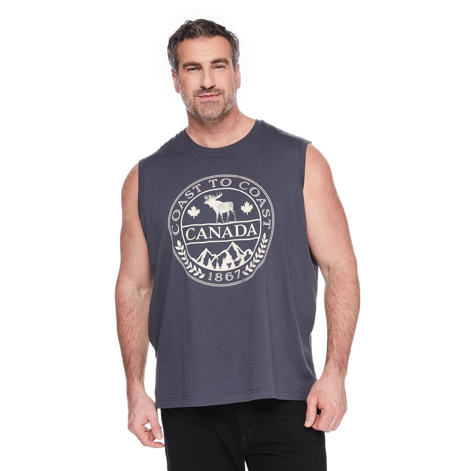 George Big Men's Canada Day Muscle Tank