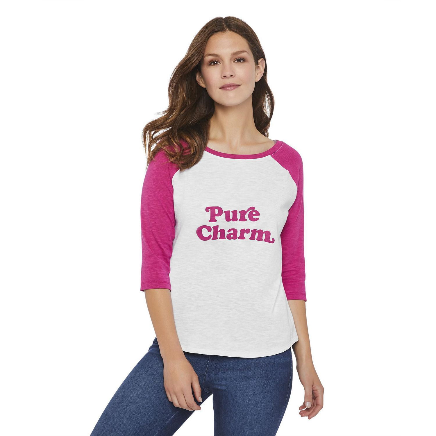 women's raglan baseball tee