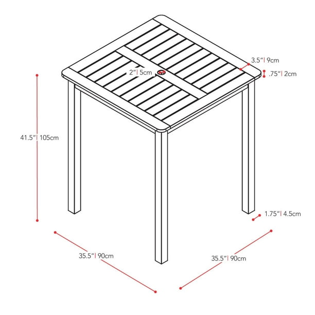 Table de cuisine étroite de 45 cm de profondeur et extensible comme le  comptoir