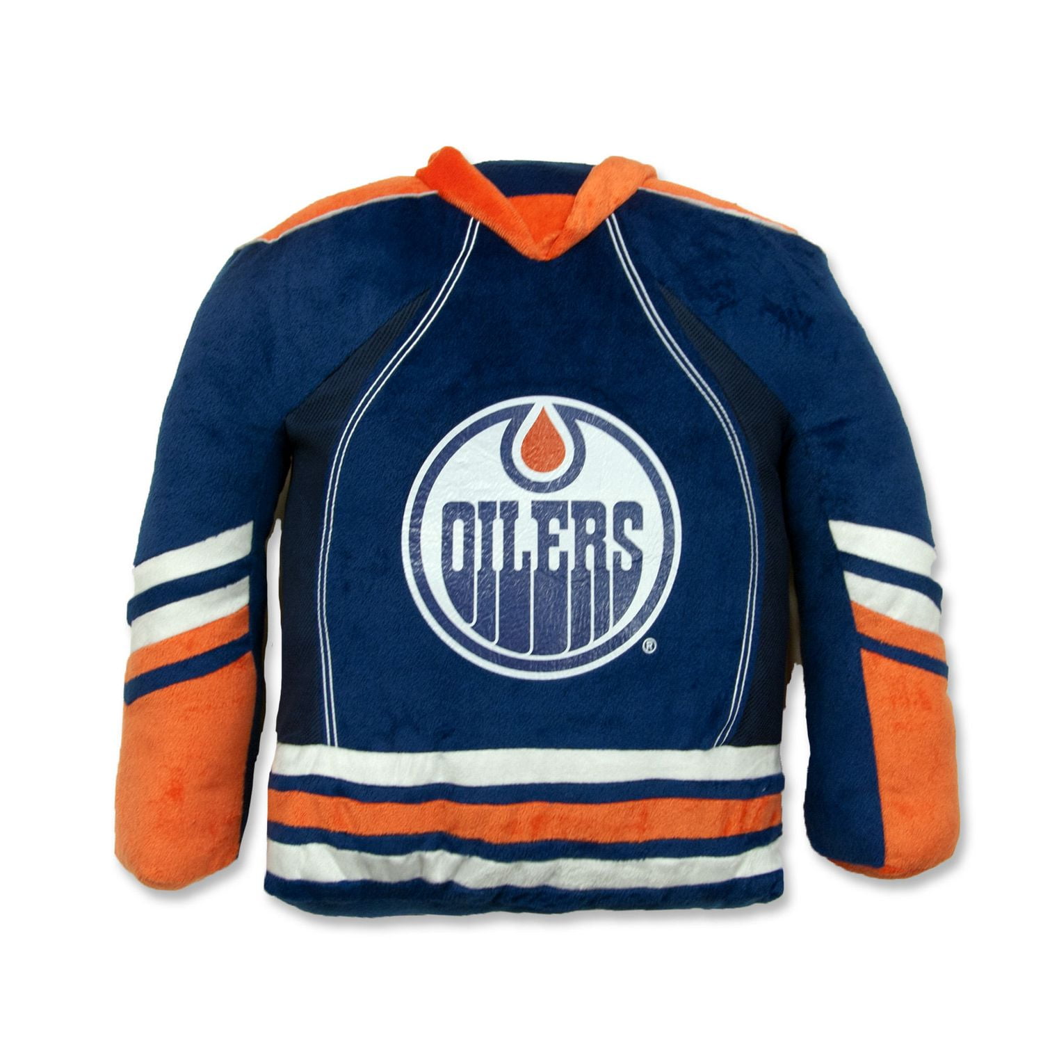 Edmonton Oilers NHL Big Logo Checker Ugly Christmas Sweater