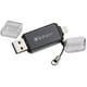 Verbatim Disque flash USB 3.0 Go iStore 'n' Go Dual pour Apple Lightning Devices - Graphite – image 2 sur 2