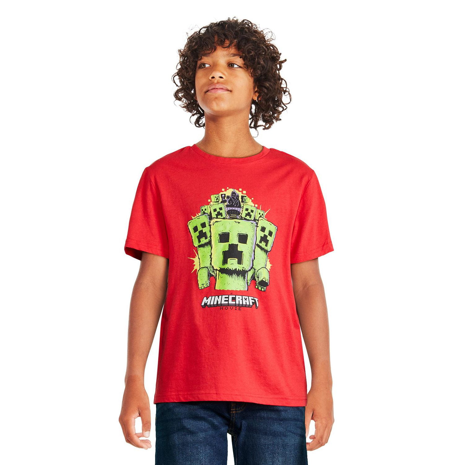 T-shirt à manches courtes Minecraft Movie pour garçons