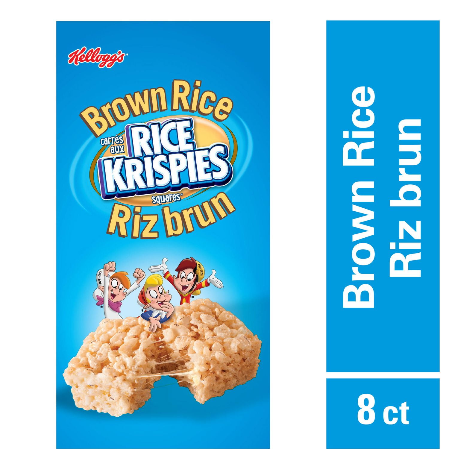 Kellogg's Rice Krispies Squares Brown Rice, 160g, 8 bars Walmart Canada