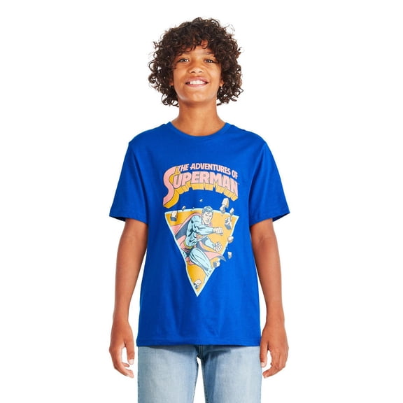 Superman Boys' Short Sleeve Tee