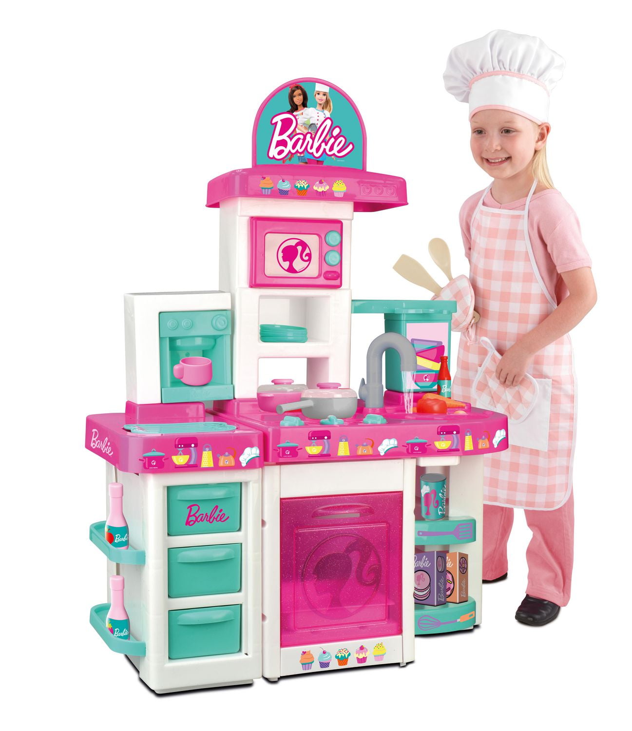 Barbie and kitchen set online