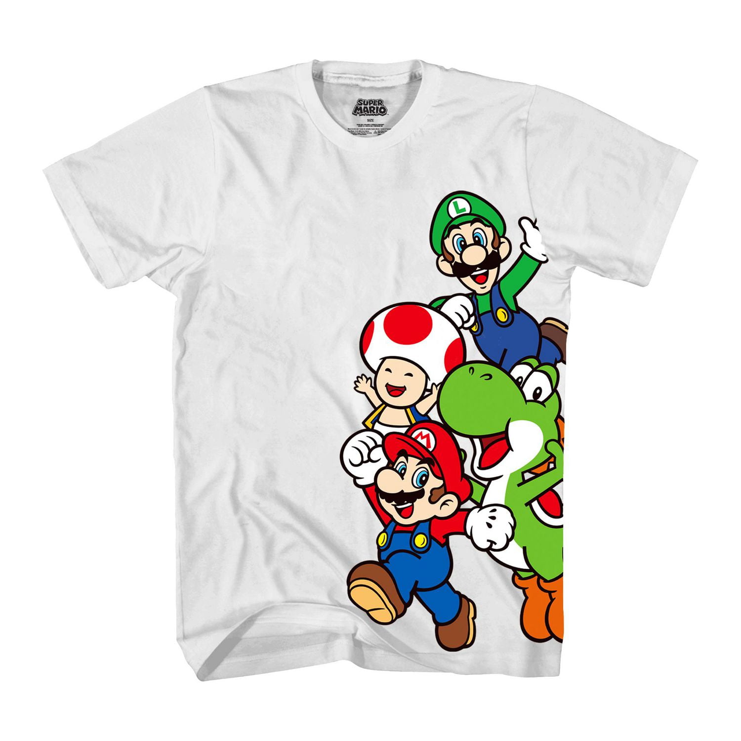 T-shirt à manches courtes du groupe Super Mario Boys