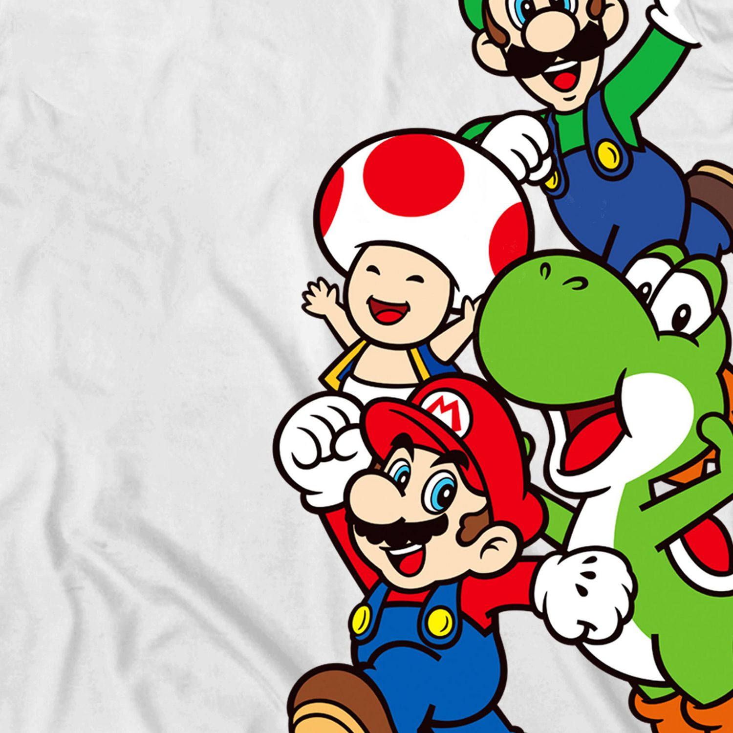 Super Mario Boys Group Short Sleeve T-Shirt