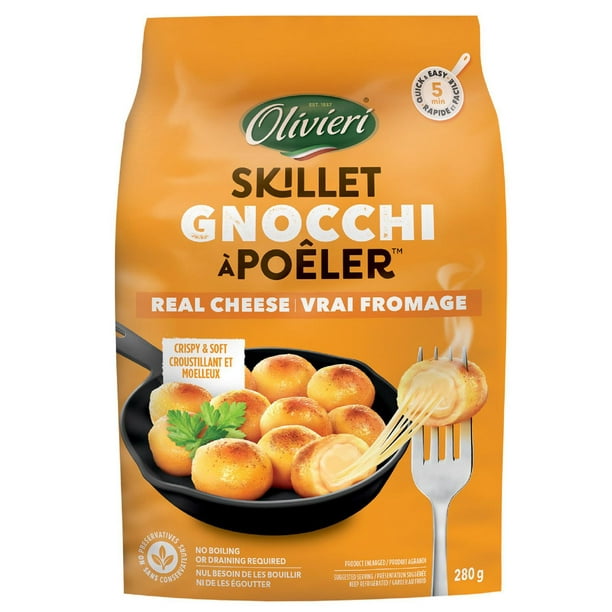 Olivieri Cheese Filled Skillet Gnocchi, 280g, Olivieri Cheesefilled