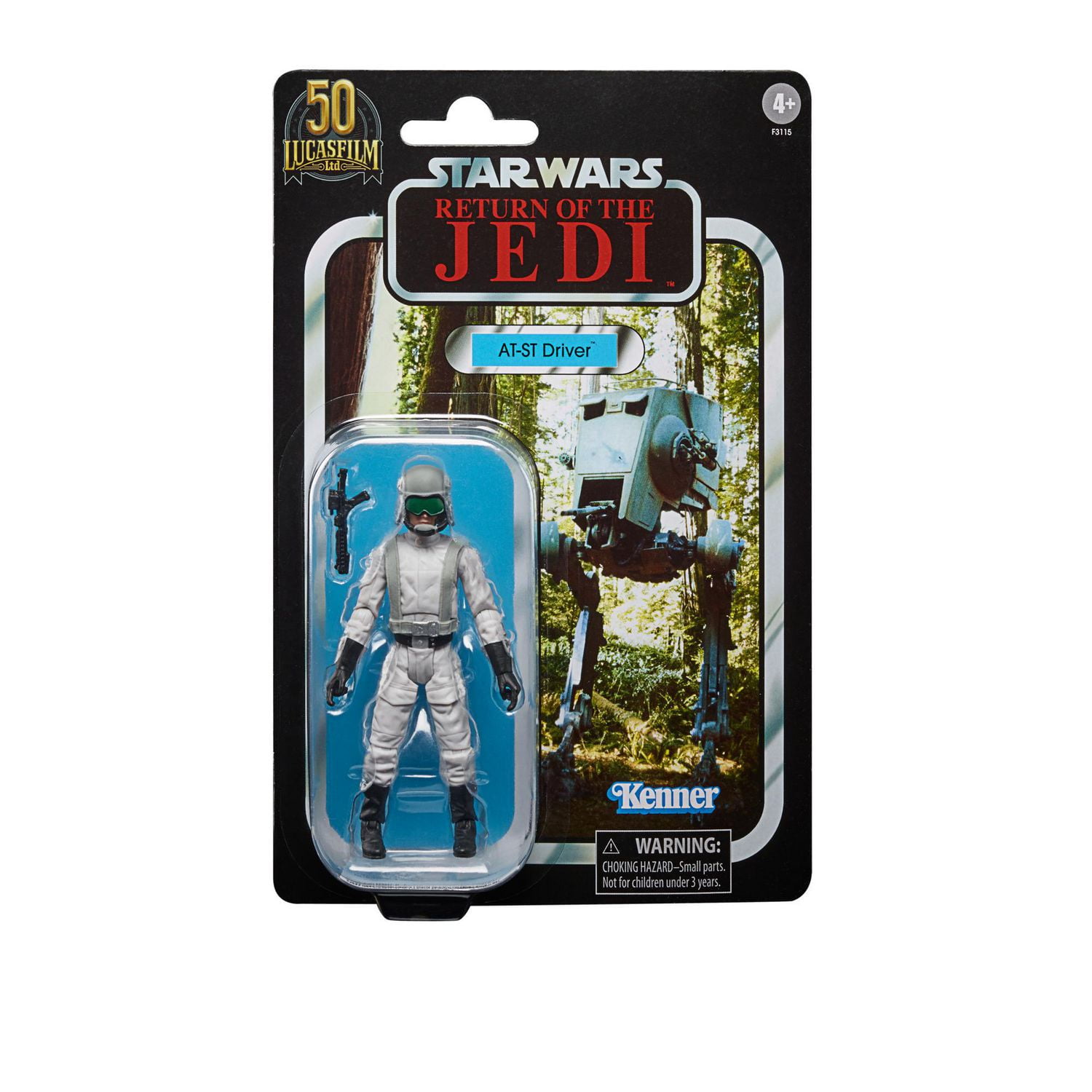 Star Wars The Vintage Collection AT-ST Driver Toy, 3.75-Inch-Scale  Lucasfilm First 50 Years Star Wars Original Trilogy Figure, Ages 4 and Up 
