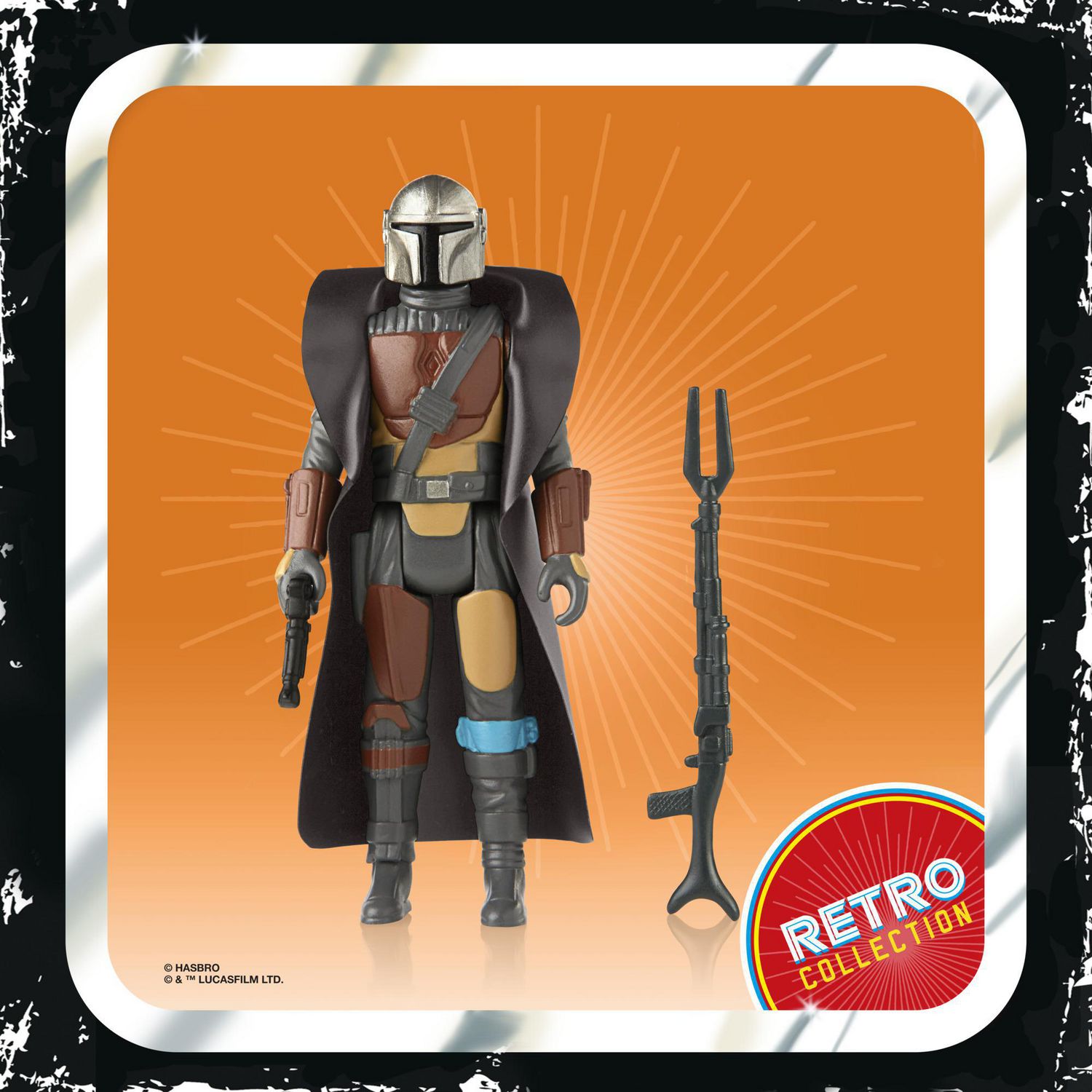 Star Wars Retro Collection The Mandalorian Toy 3.75 Inch Scale