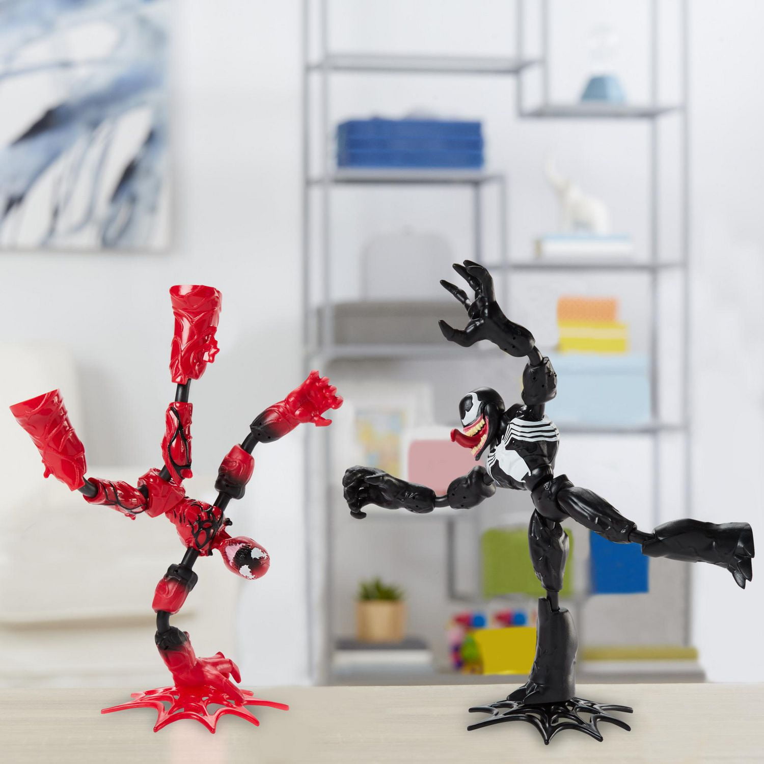 Marvel Spider-Man Bend and Flex Venom Vs. Carnage Action Figure Toys, 6-inch  Flexible Figures, For Kids Ages 4 And Up - Walmart.ca