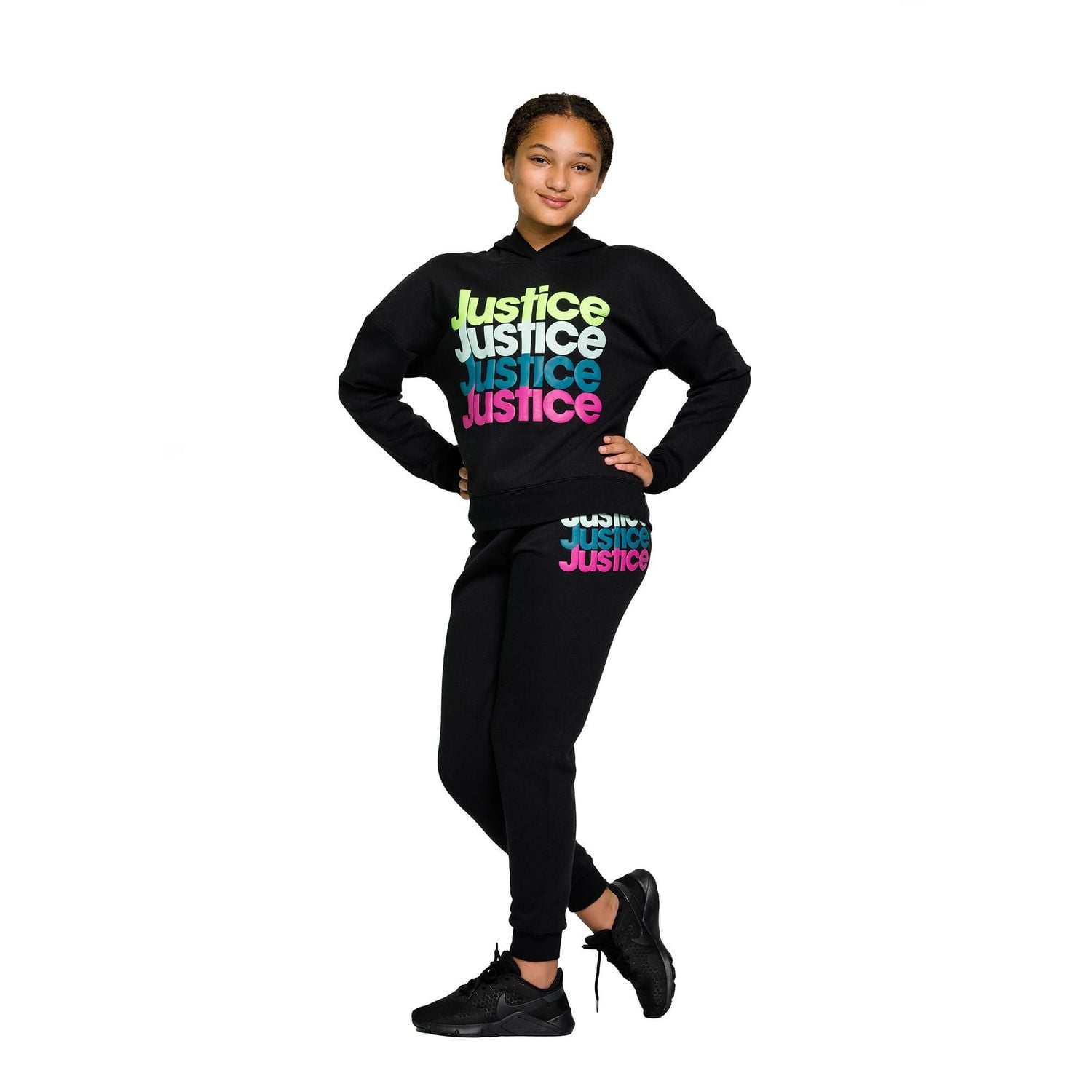 Justice Girls X Four Sweat à capuche à manches longues