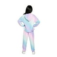 thumbnail image 4 of Justice Girls Text Wave Sweat à capuche à manches longues, 4 of 8