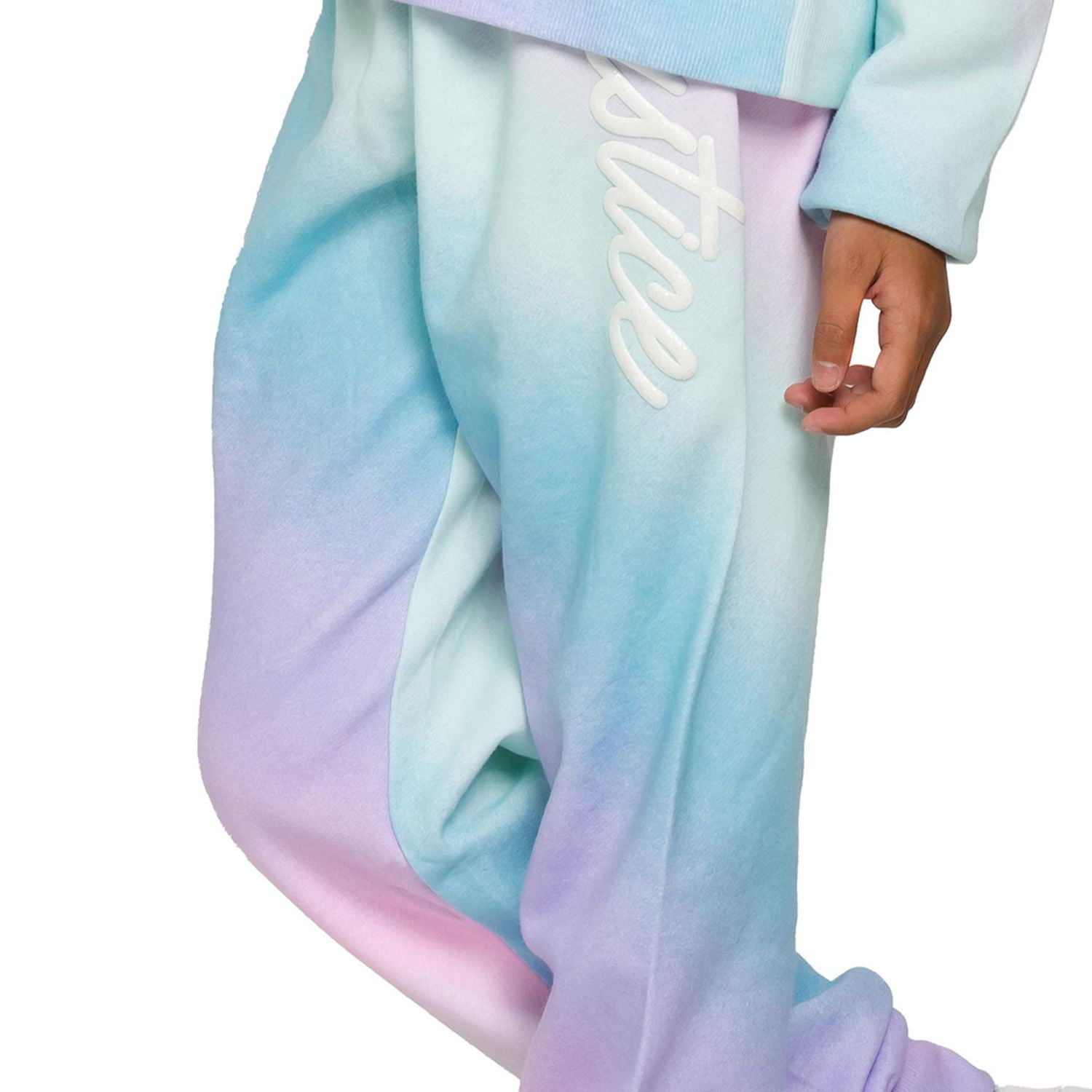 Justice Girls Text Wave Joggers