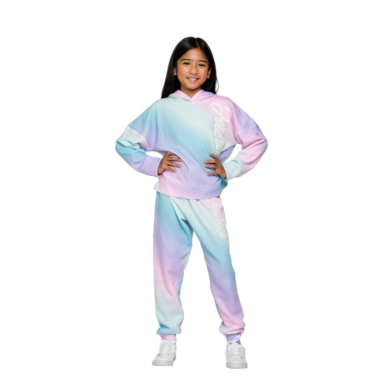 Justice Girls Text Wave Joggers