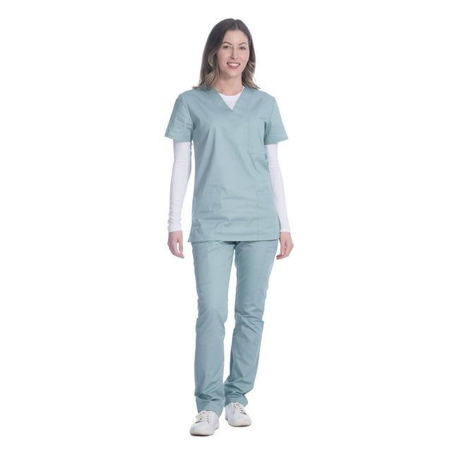 Greentown Canada Scrubs Haut unisexe (Classix 1005)