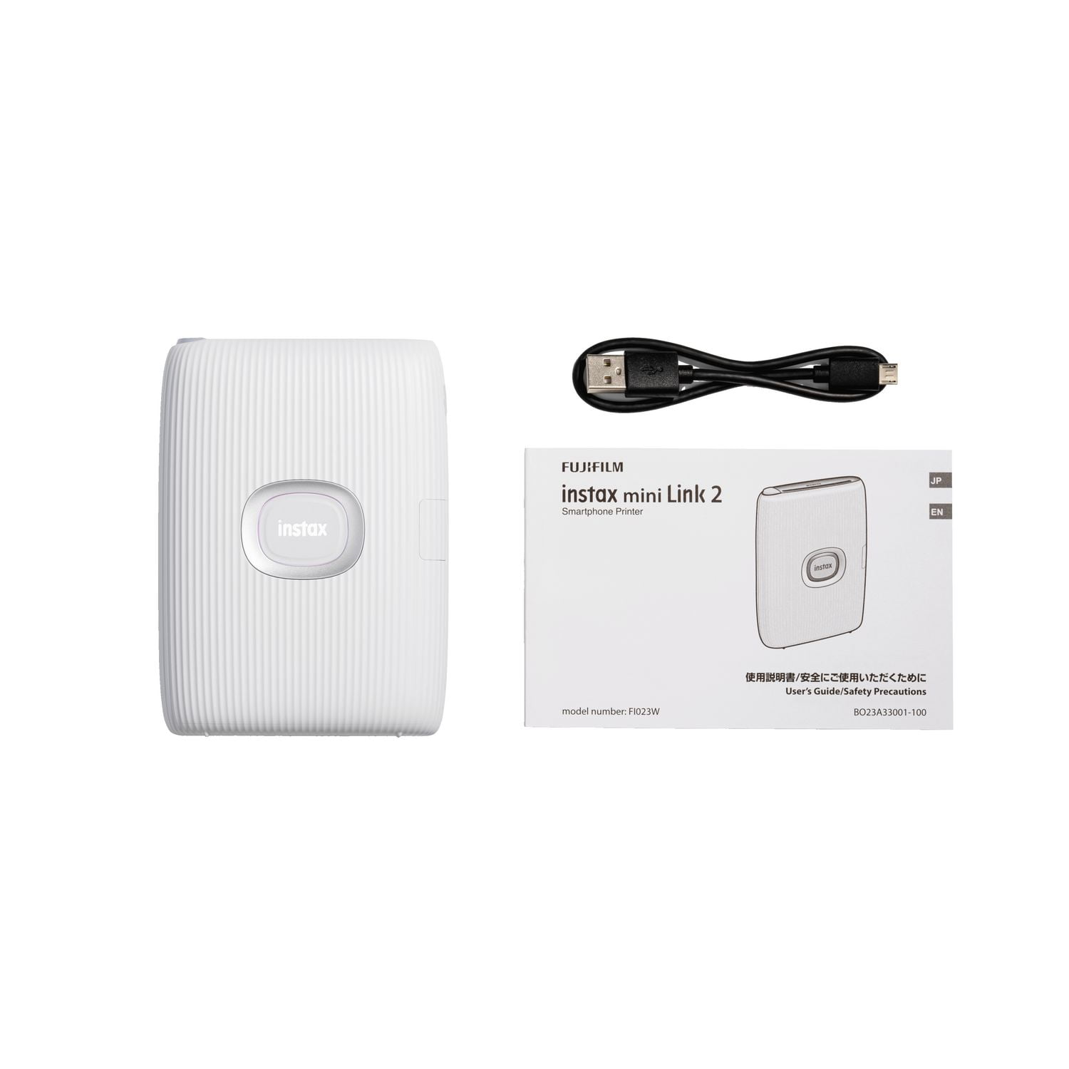 Fujifilm Instax Mini Link 2 Smartphone Printer Clay White