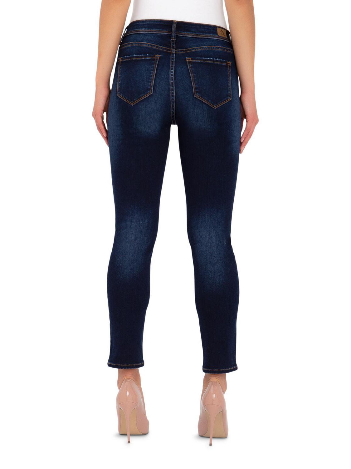 Jordache Women's Button Front Skinny