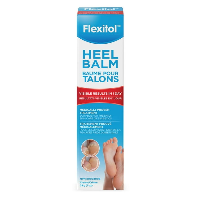 Baume pour les talons de Flexitol - La meilleure crème pour les talons fendillés, 28g