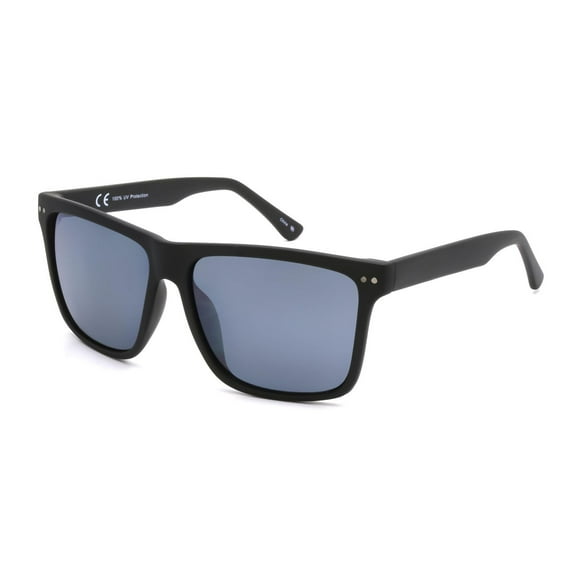 George Mens Black Square Sunglasses