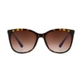 thumbnail image 2 of Time & Tru Women's Brown Round Sunglasses, 2 of 3