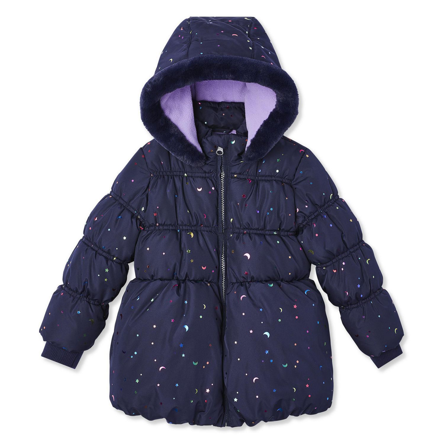 Toddler Girls' Hooded Fashion Puffer Jacket Walmart Canada