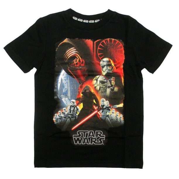Star Wars T-shirt à manches courtes à encolure ras du cou pour garçons