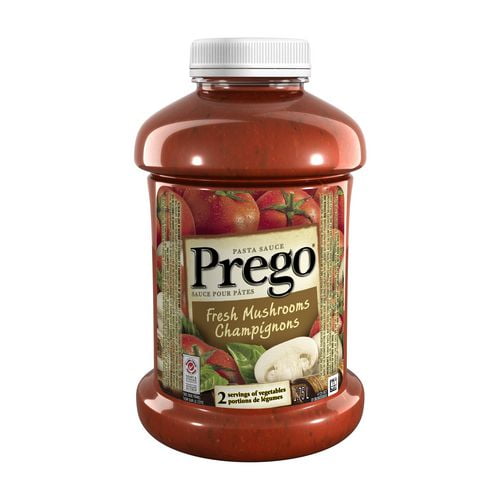 Sauce pour Pates au Champignons de Prego Prego est tellement rempli de saveur que vous n'y ajouterez rien.