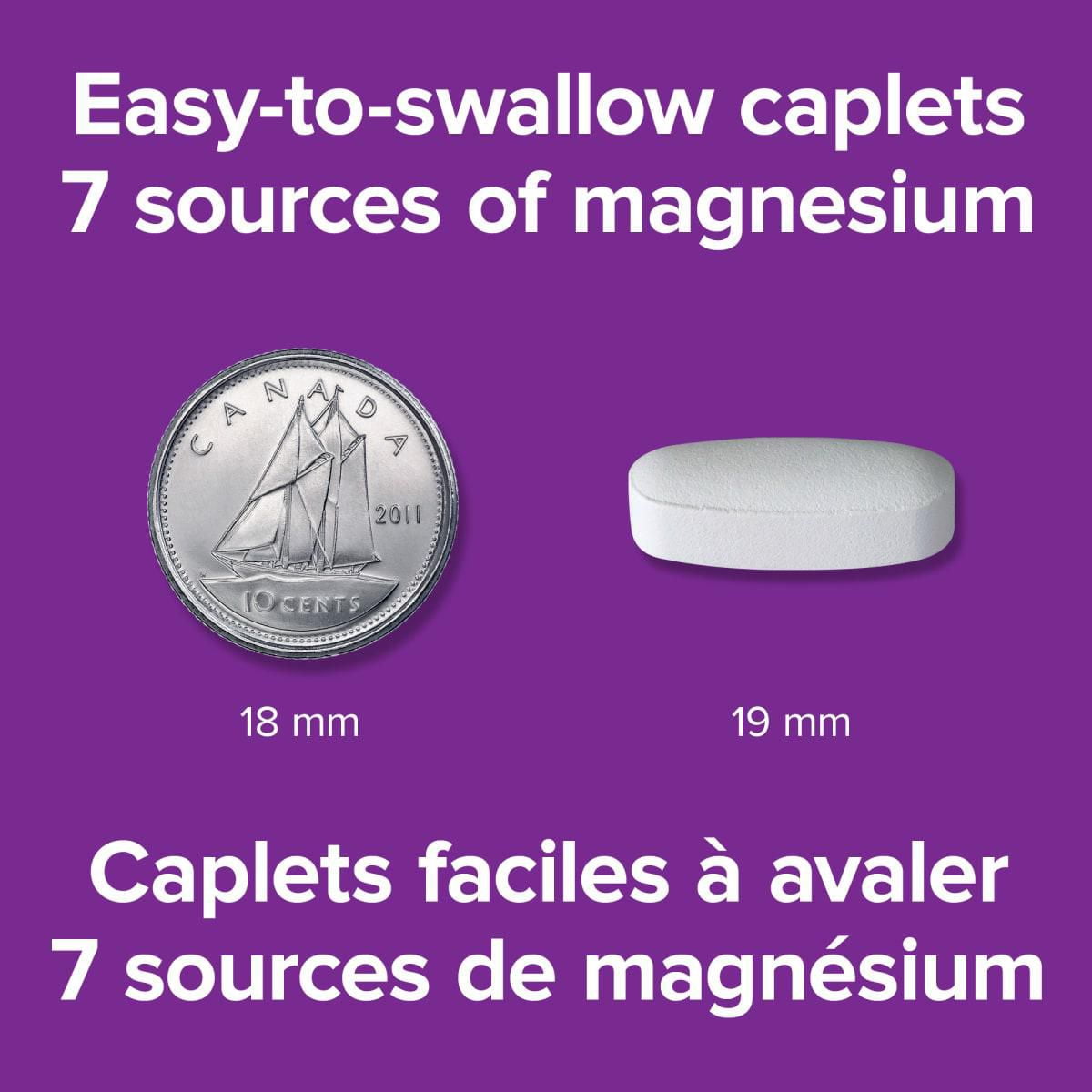 Magnésium Complexe complet 250 mg 100 caplets