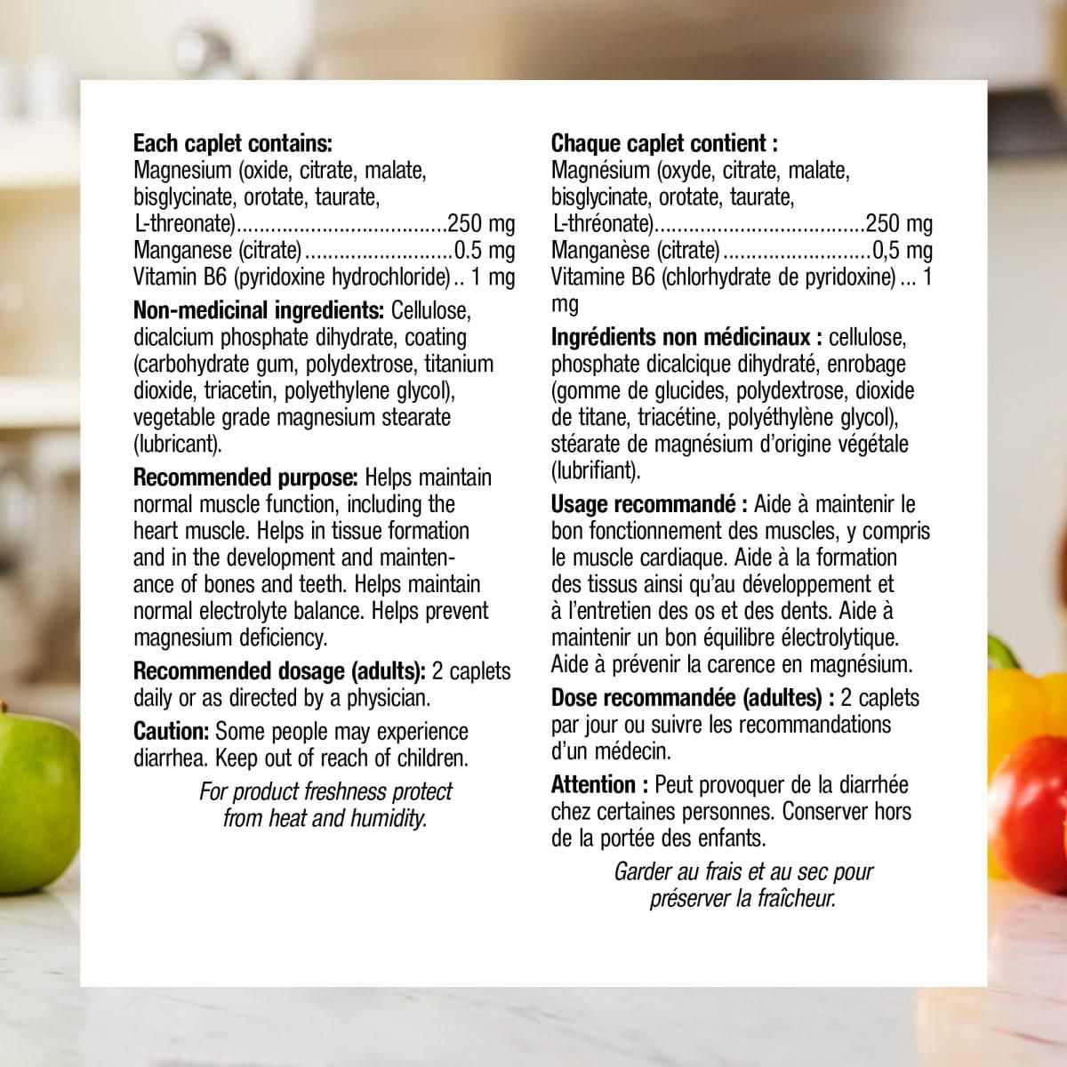 Webber Naturals Magnesium Complete Complex 250 mg, 100 Caplets