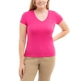 thumbnail image 1 of U.S. Polo Assn Women's V-Neck Tee, 1 of 3