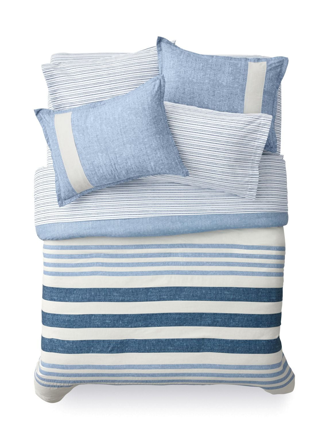 MAINSTAYS Blue Denim 7 Piece BedinaBag Walmart Canada