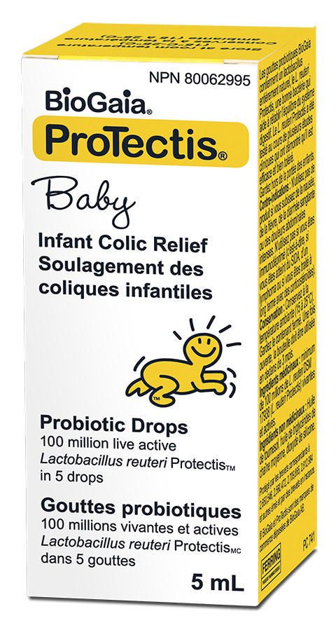 BioGaia Protectis Gouttes probiotiques pour nouveau-nés, bébés et  tout-petits, soulagement des coliques, apaise la constipation  occasionnelle, la régurgitation et la diarrhée infectieuse, 5 ml :  : Santé et Soins personnels