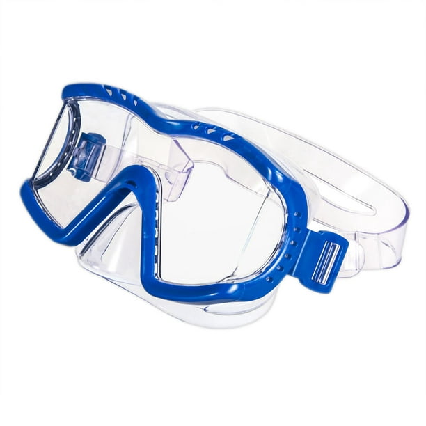 Masque de bain  Optium Triview de Dolfino pour adultes en bleu