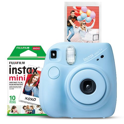 Ensemble d'appareils photo instantané Fujifilm Instax Mini 7 avec film 10  expositions 
