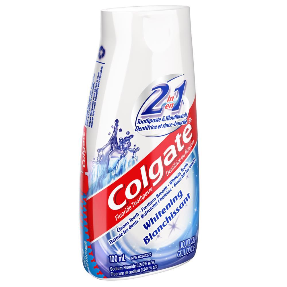 colgate 2 in 1 whitening toothpaste