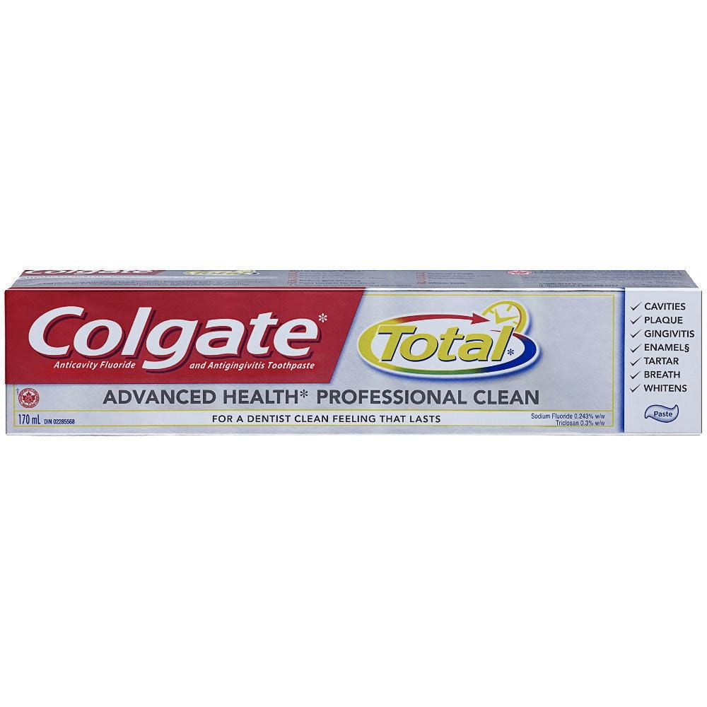 Colgate Total Advanced Health Professional Clean Toothpaste Walmart