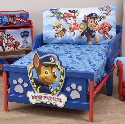 paw patrol cot bed set