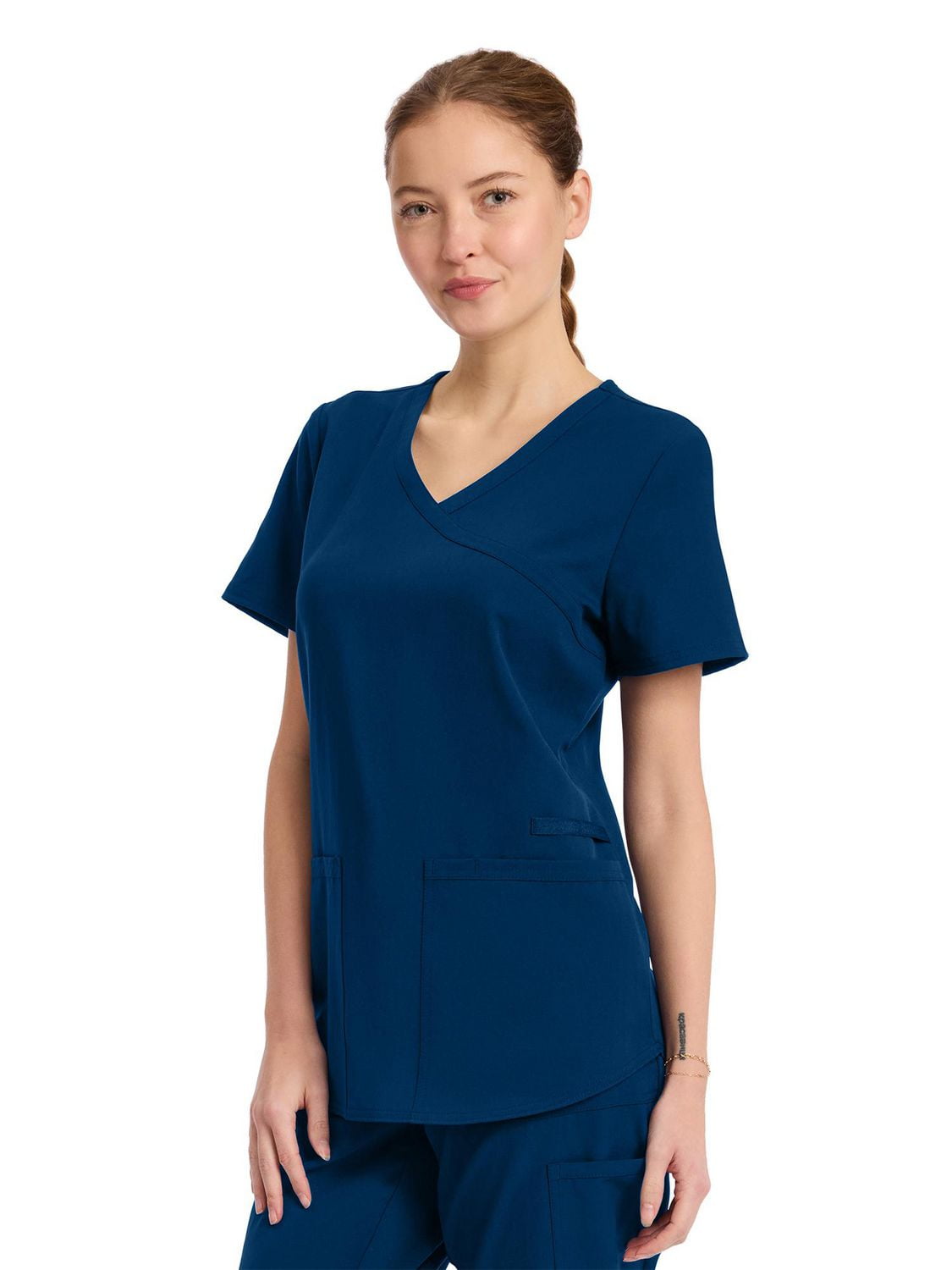 Scrubstar Core Essential Women's Wrap Scrub Top