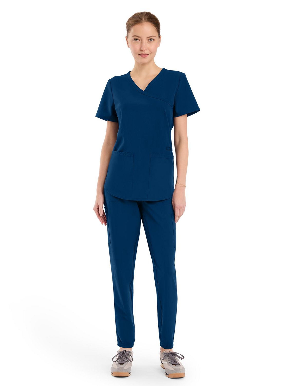 Scrubstar Core Essential Women's Wrap Scrub Top