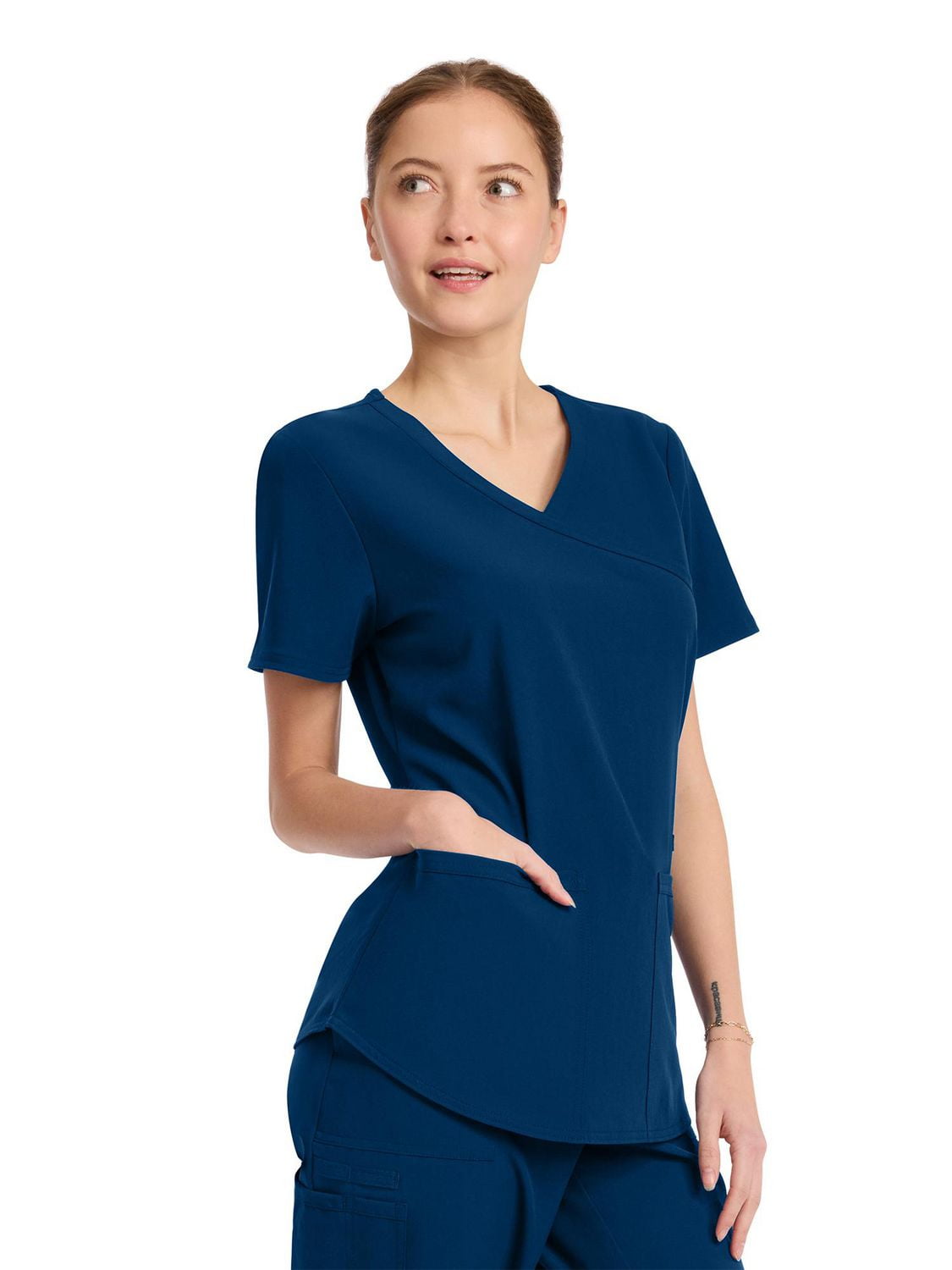 Scrubstar Core Essential Women's Wrap Scrub Top