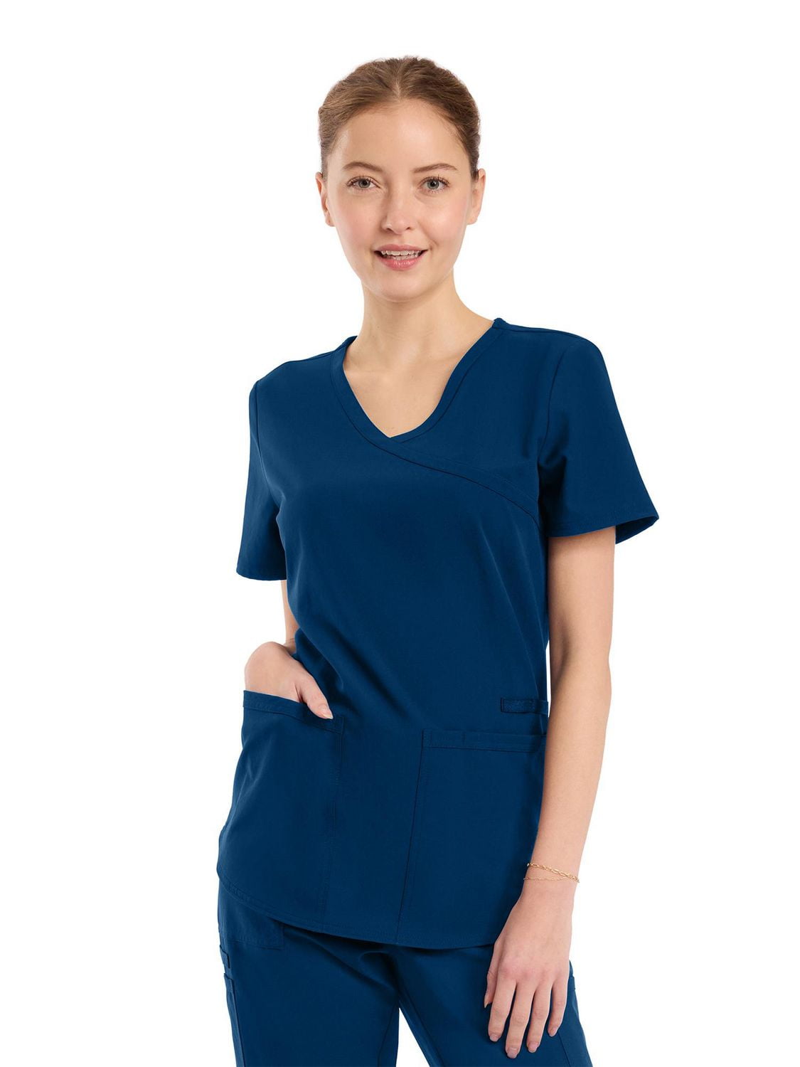 Scrubstar Core Essential Women's Wrap Scrub Top
