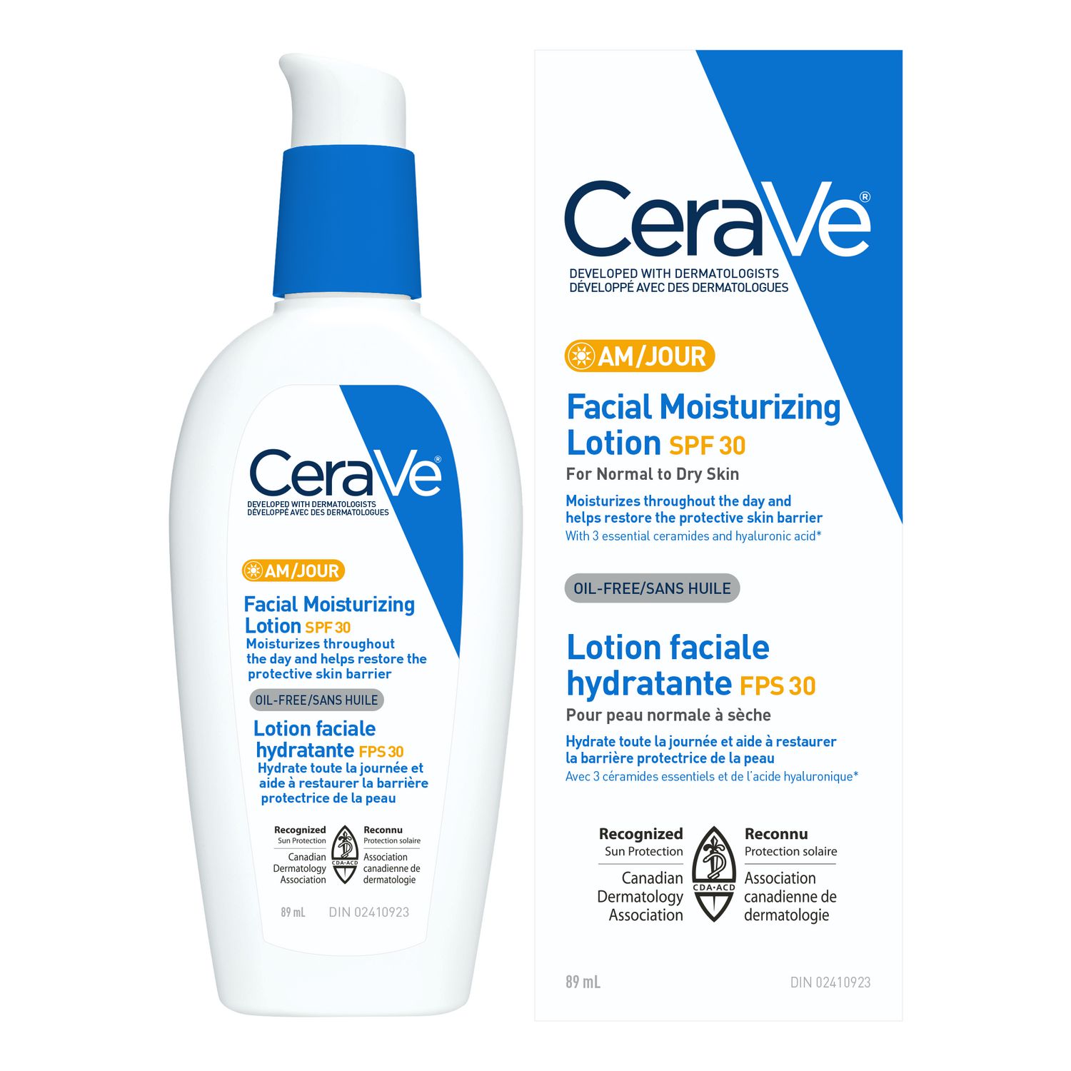 Crème hydratante pour peau normale à sèche, 453 g – CeraVe : Hydratant